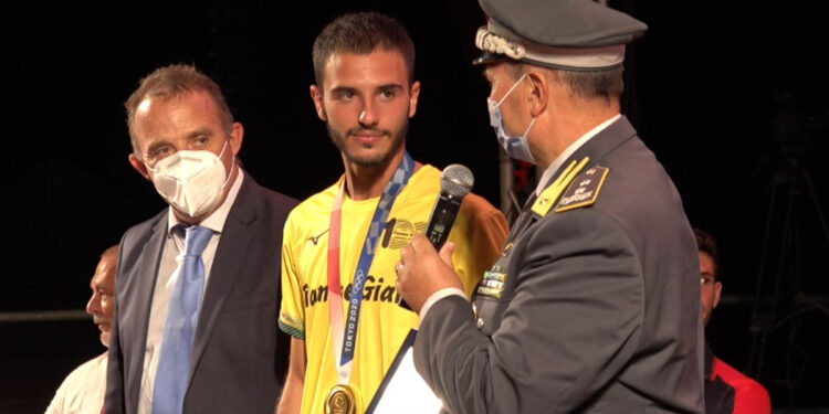 La premiazione di Lorenzo Patta a Oristano