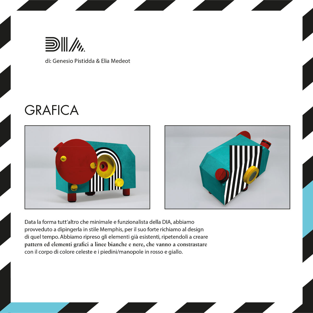 La DIA di Genesio Pistidda e Elia Medeot. Il concept