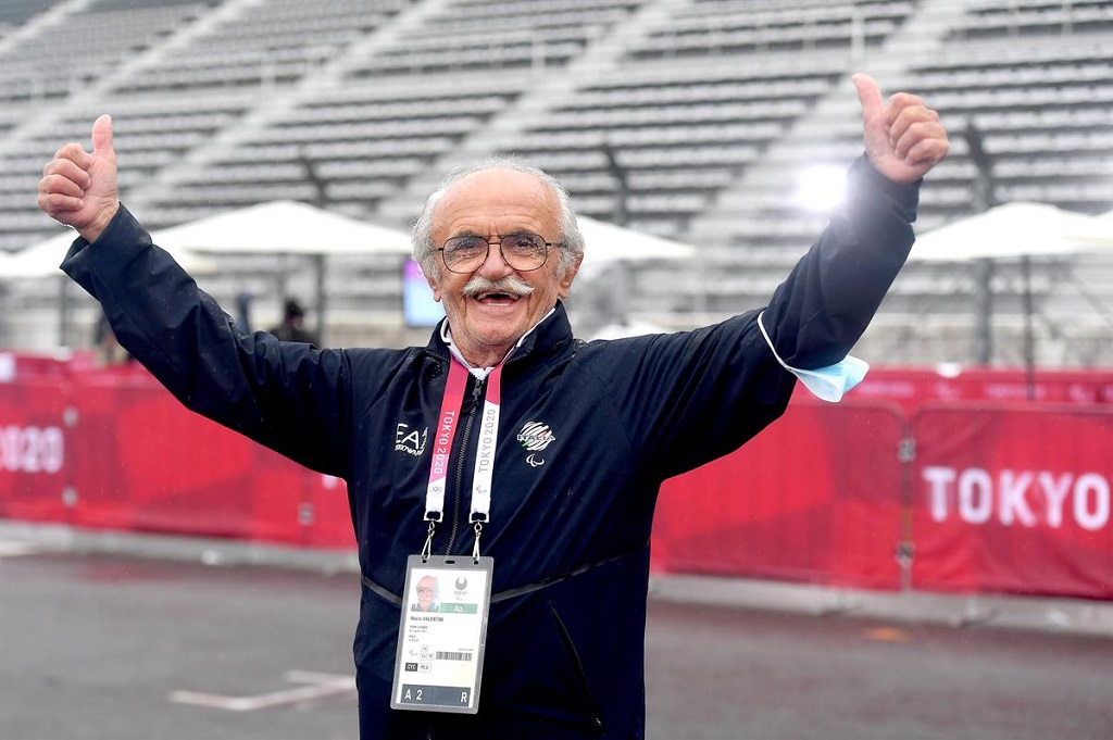 Il cittì della Nazionale Italiana di Paraciclismo Mario Valentini