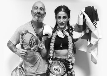 Jessica Meloni con Angelo Tarantini