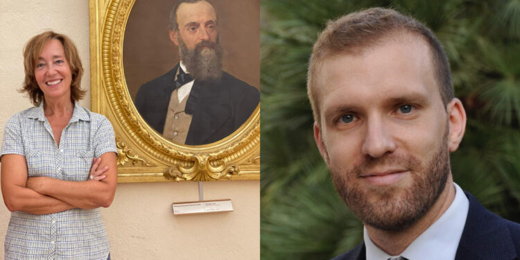 Maria Paola Dettori, direttore della Pinacoteca nazionale di Sassari e Stefano Giuliani, direttore del Museo Archeologico nazionale Antiquarium Turritano di Porto Torres