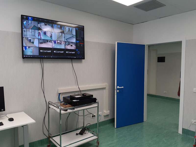 Aou Sassari SS Annunziata, stanza monitoraggio