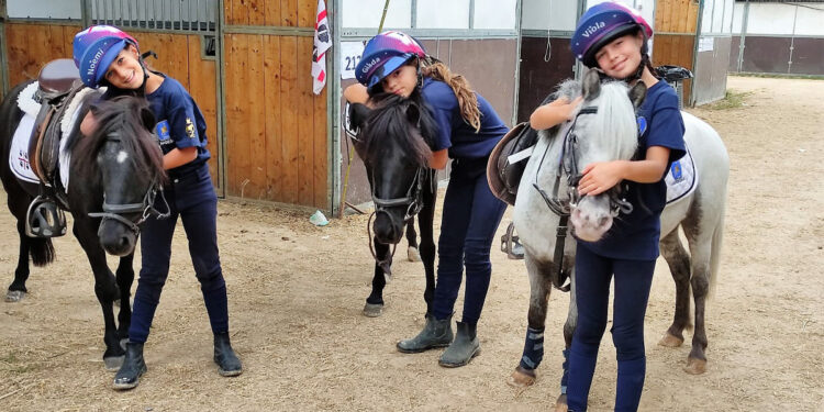 Viola, Noemi e Giada alle Ponyadi di Arezzo