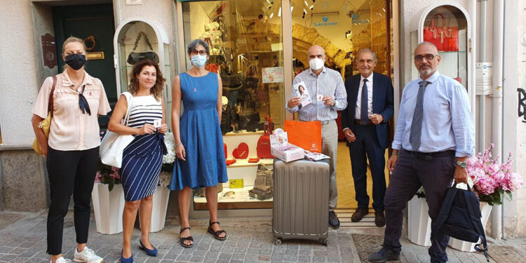 Alessandro Sorgia e Stefania Loi giornata prevenzione tumore al seno