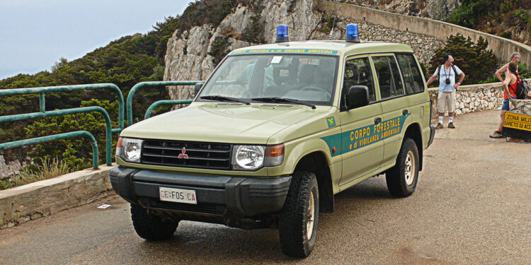Fuoristrada del Corpo forestale e di vigilanza ambientale della Sardegna. ? Gianpiero Faedda
