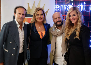 Italian TV Awards 2021: Gianluca Timpone, Simona Ventura, Nicola Timpone e Elena Ballerini