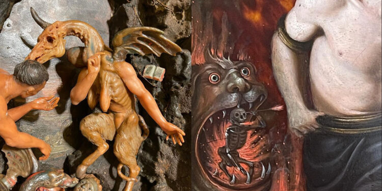 Pinacoteca Sassari "Scena di stregoneria" e "Anima dannata" - dettagli