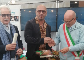 Sergio Mei e Francesco Rizzo ricevono il Premio per la strada della pasta del Barigadu