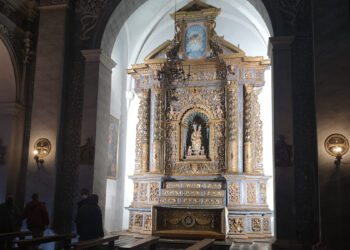 Altare ligneo cappella Gremio dei Sarti