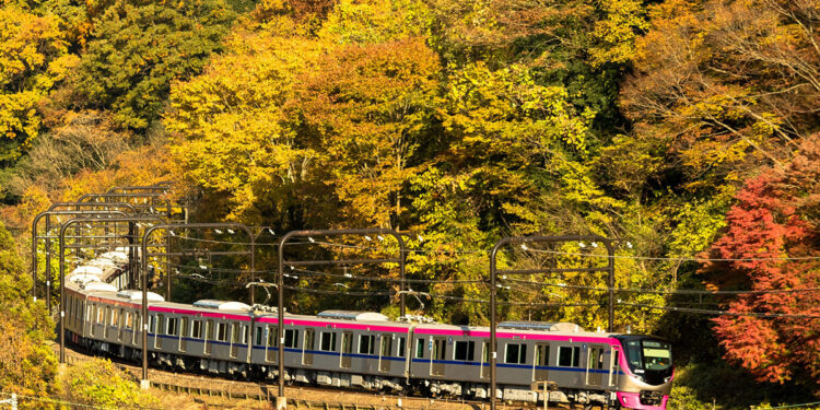 Mt. Takao train. ? ©Keio Corporation