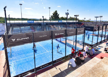 I campi del Circolo Cupra Padel di Sassari