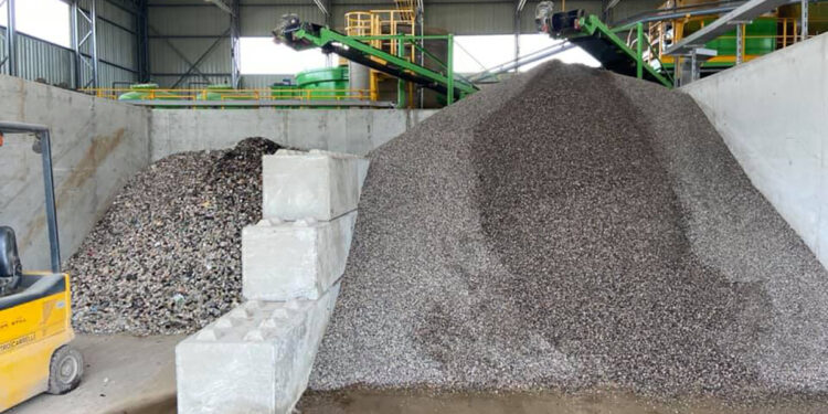 Materiale recuperato dallo spazzamento stradale