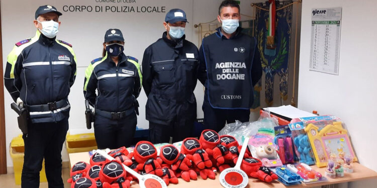 Olbia sequestro di giocattoli non conformi agli standard di sicurezza