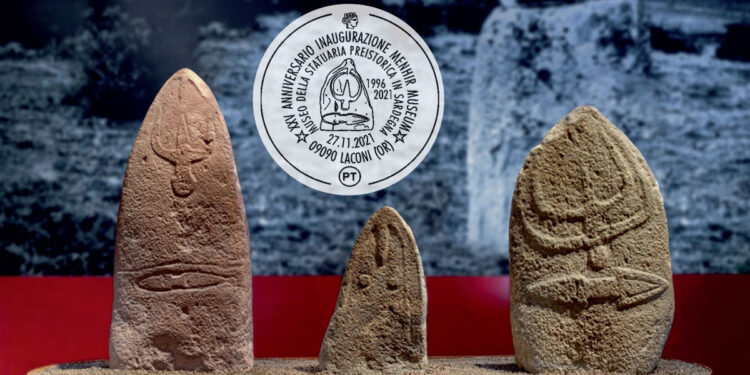 Poste Italiane cartolina Laconi