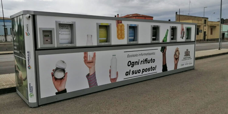 Sassari l'isola ecologica a Li Punti