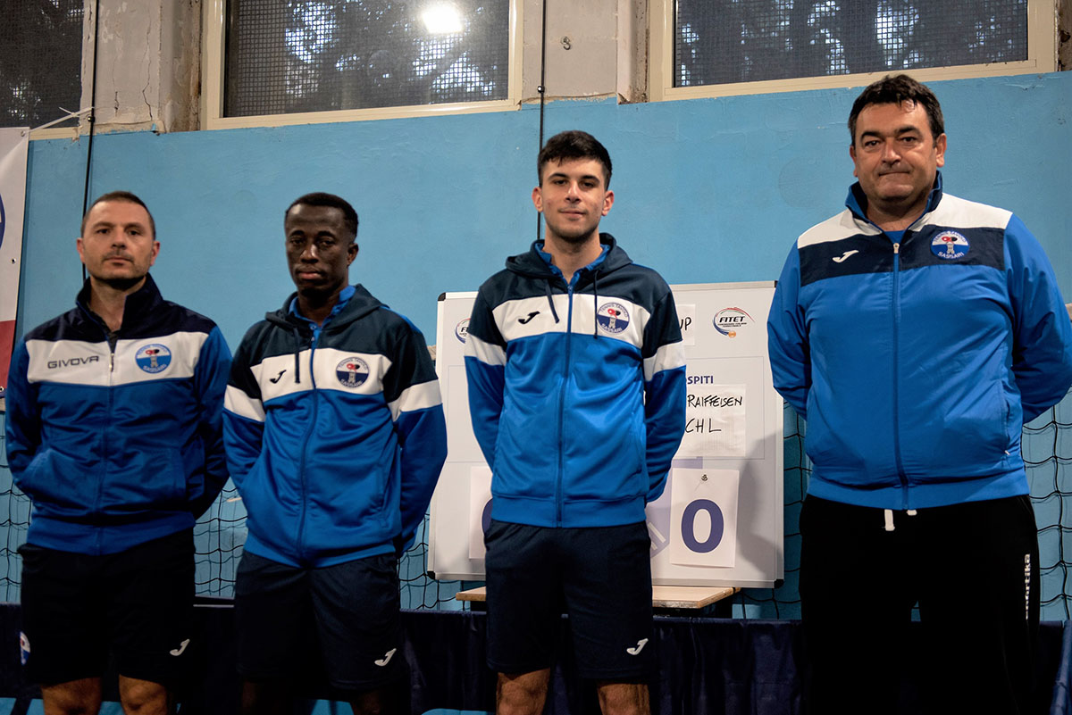 Tennistavolo Sassari, la squadra dell'Inter Cup