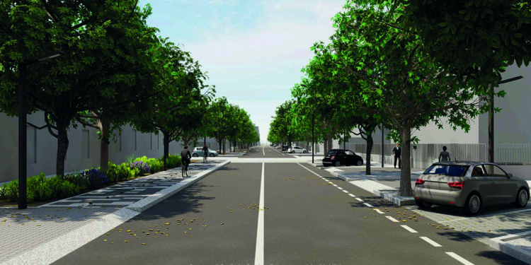 Viale Trieste Cagliari rendering