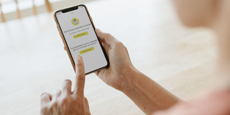 Phone mockup psd with hands holding
