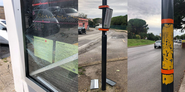 Atti vandalici ATP Sassari