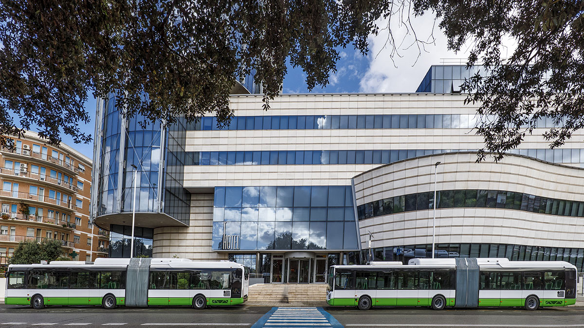 Autobus full hybrid da 18 metri del CTM Cagliari