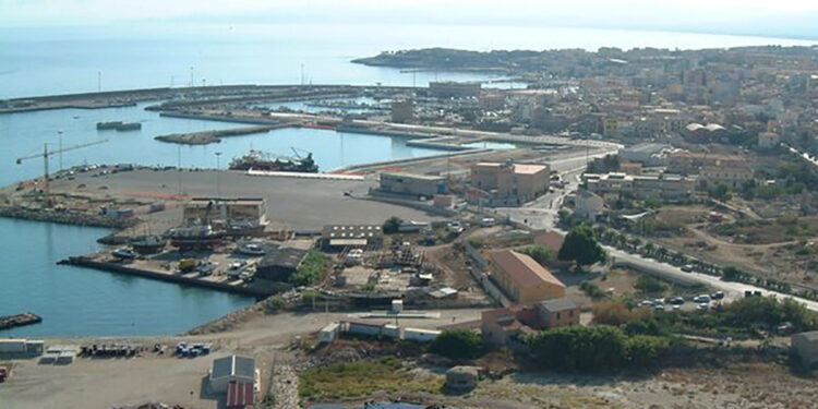 Veduta di Porto Torres