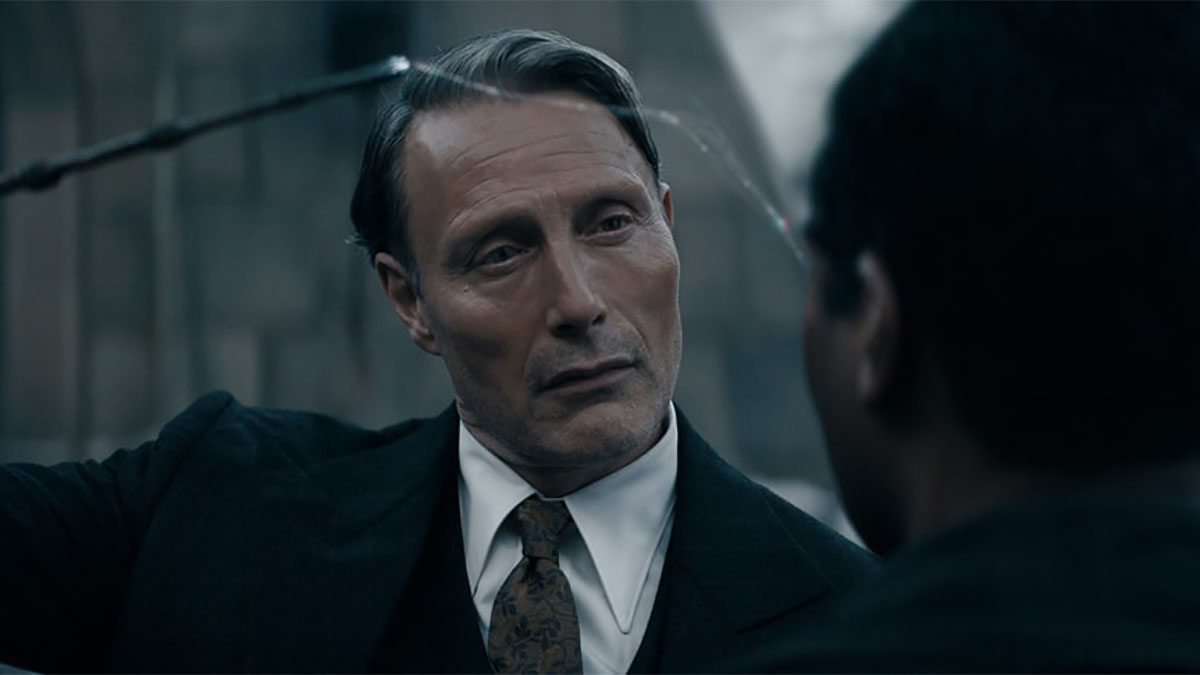Mads Mikkelsen in "Animali Fantastici – I segreti di Silente"