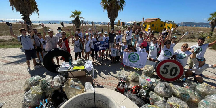 Beach clean up Poetto settembre 2021