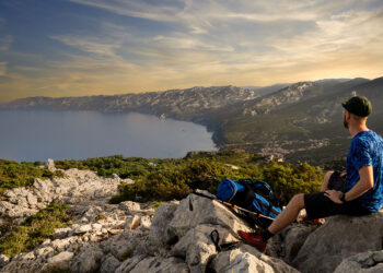 Cala Gonone, vista dal Monte Irveri