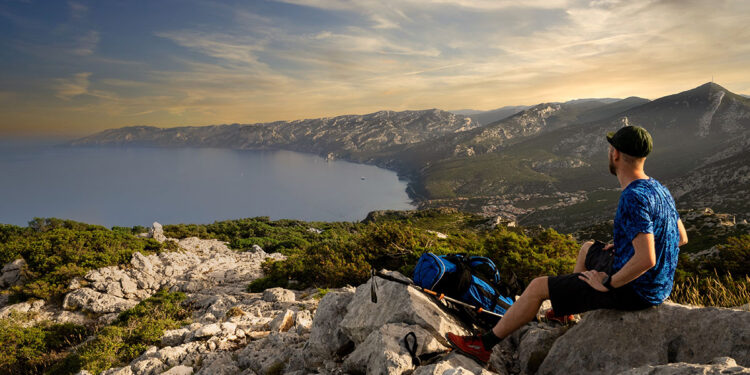 Cala Gonone, vista dal Monte Irveri