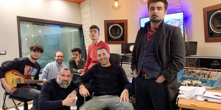 La band Elemento 38 con Joe Perrino e Maurizio Pinna