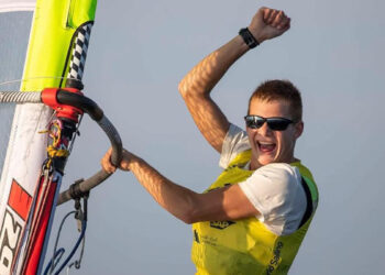 Federico Pilloni. 📷 FB Windsurfing Club Cagliari