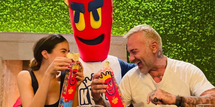 Gianluca Vacchi, Sharon e Keb