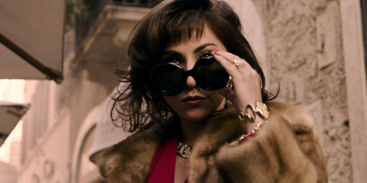 Lady Gaga nei panni di Patrizia Reggiani in “House of Gucci”. ? ©Universal Pictures