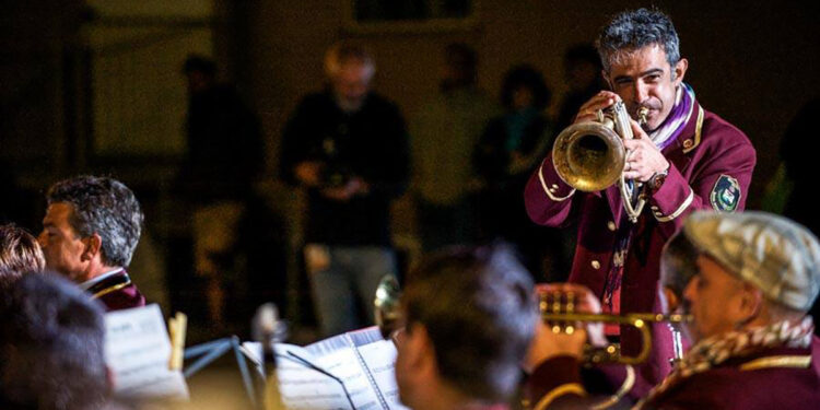 Paolo Fresu con la Banda Bernardo Demuro al festival Time in Jazz 2018. ? Daniele Franchi