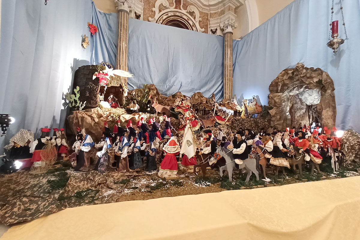 Presepe della G.I.O.C. Cagliari. 📷 Raffaella Piras