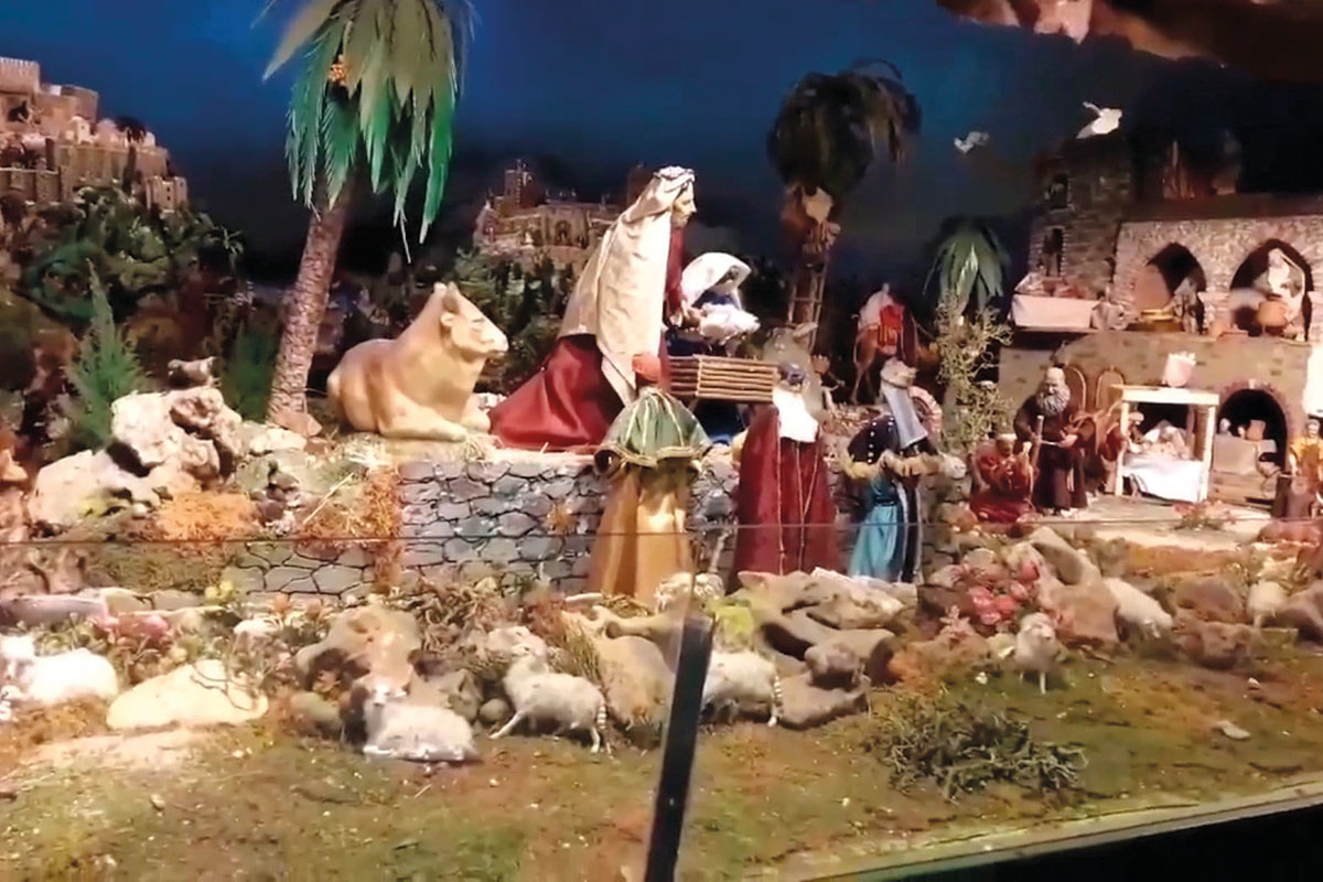 Presepe di Sant'Ignazio Cagliari. 📷 Raffaella Piras