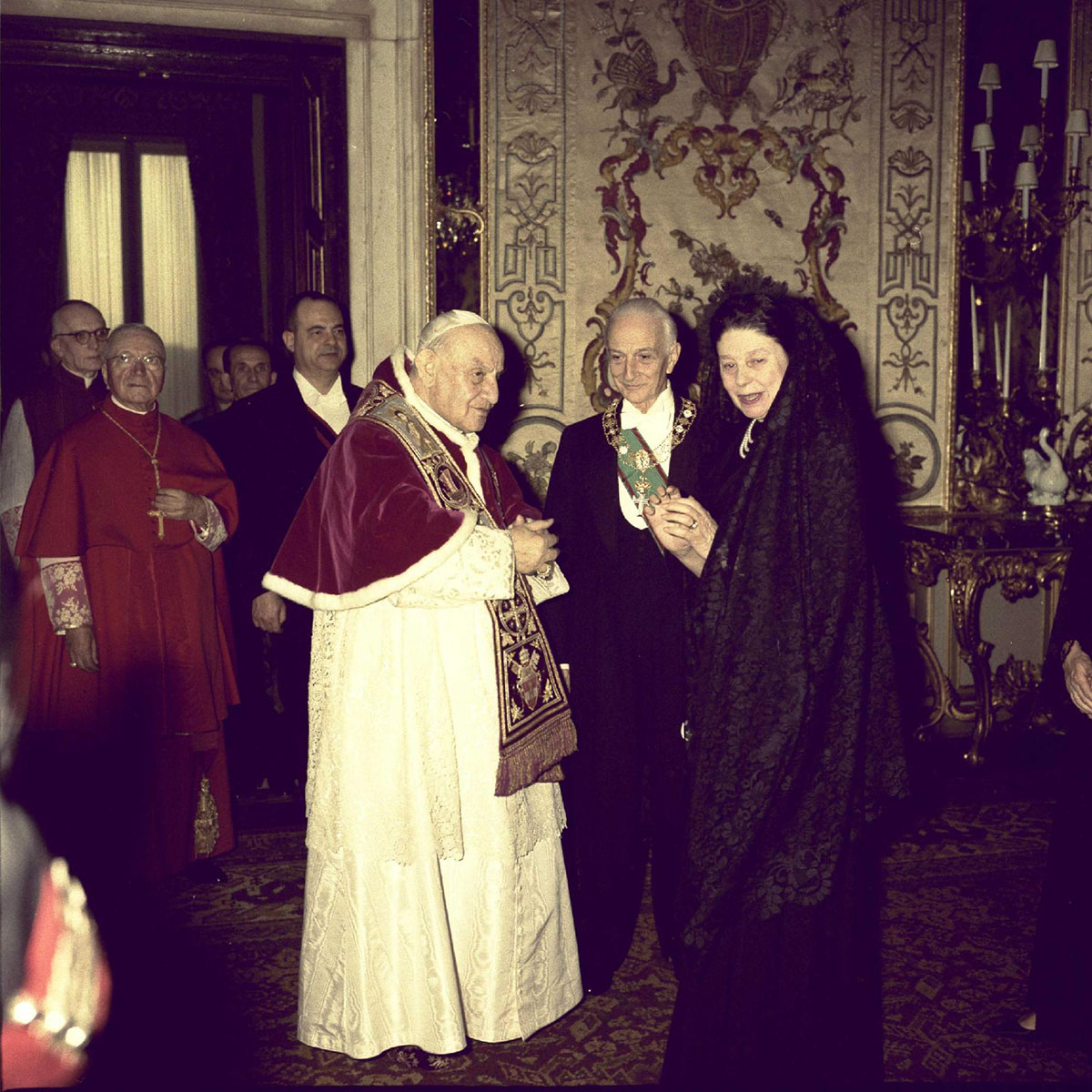 11 maggio 1963. Visita ufficiale Sua Santità Papa Giovanni XXIII al Presidente della Repubblica Antonio Segni