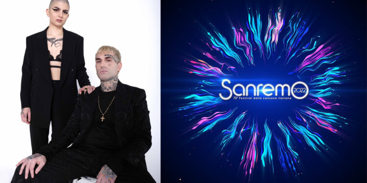Mike Highsnob e Hu a Sanremo 2022. ? Gabriele Agostinelli, Michele Bonicelli