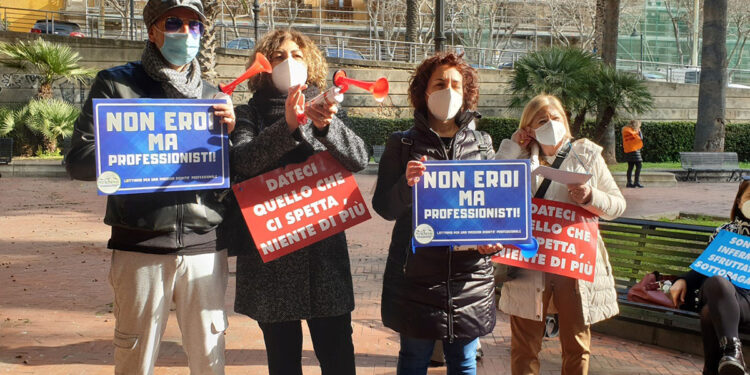 Protesta infermieri Cagliari