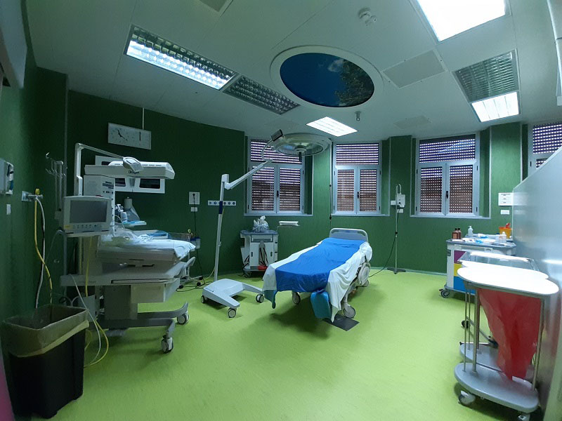 Aou Sassari Ostetricia e Ginecologia. La sala parto Covid