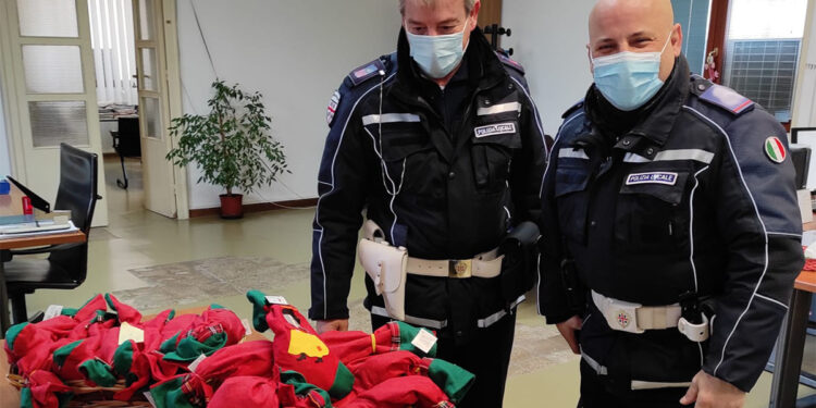 Sassari Polizia locale befana