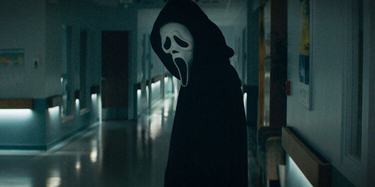 Ghostface in “Scream”. Photo Courtesy of Paramount Pictures and Spyglass Media Group