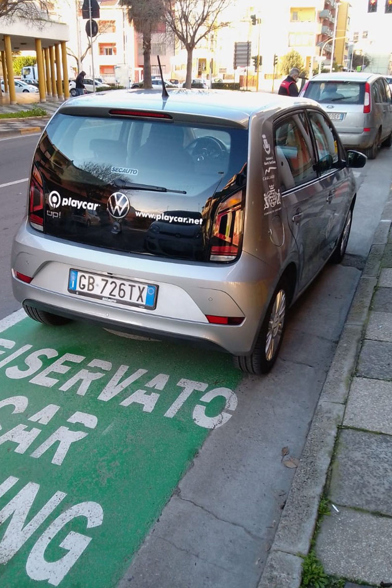 Car sharing Playcar a Quartu Sant'Elena