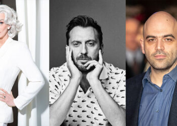 Drusilla Foer, Cesare Cremonini e Roberto Saviano