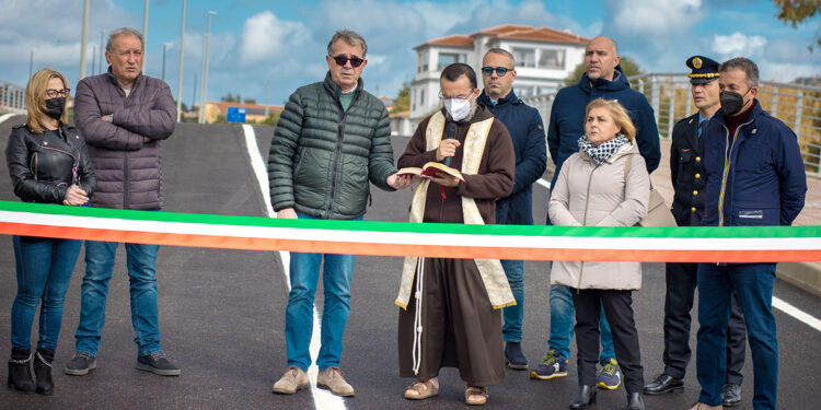 Inaugurazione ponte via Salvatore Petta di Olbia
