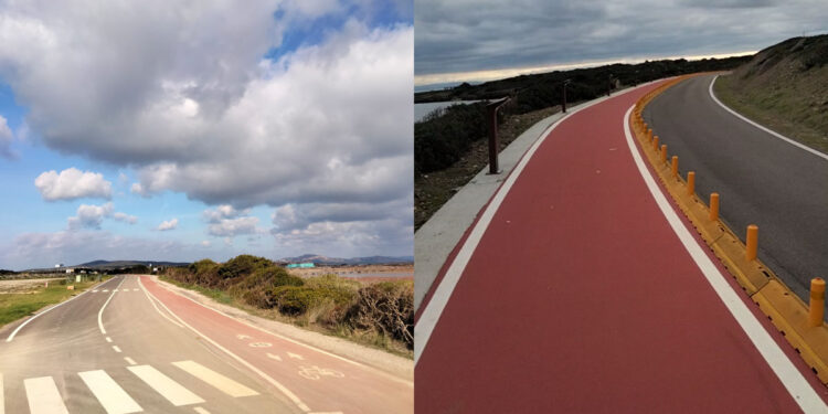 Stintino, la pista ciclabile alle Saline e sulla strada panoramica