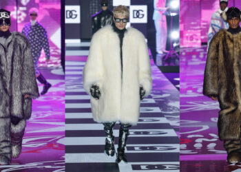 Pellicce ecologiche alla sfilata Dolce&Gabbana FW 22-23