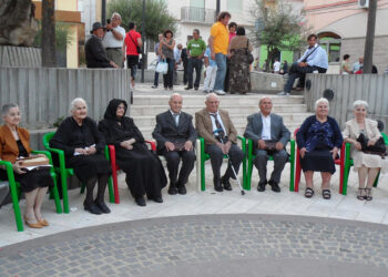 La famiglia Melis di Perdasdefogu. ? ANSA