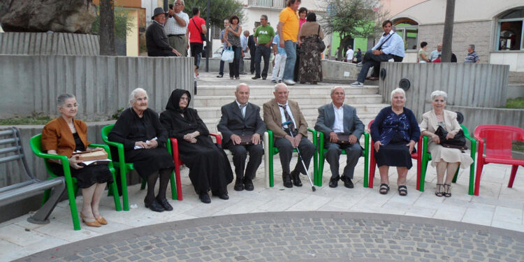 La famiglia Melis di Perdasdefogu. ? ANSA