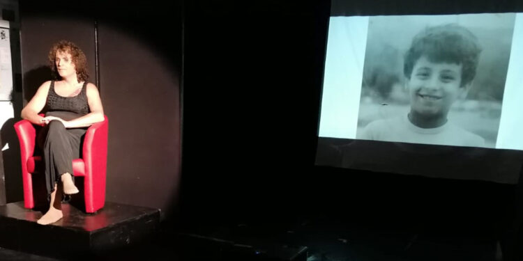 Carla Baffi in “Carla o dell’essere se stessei”